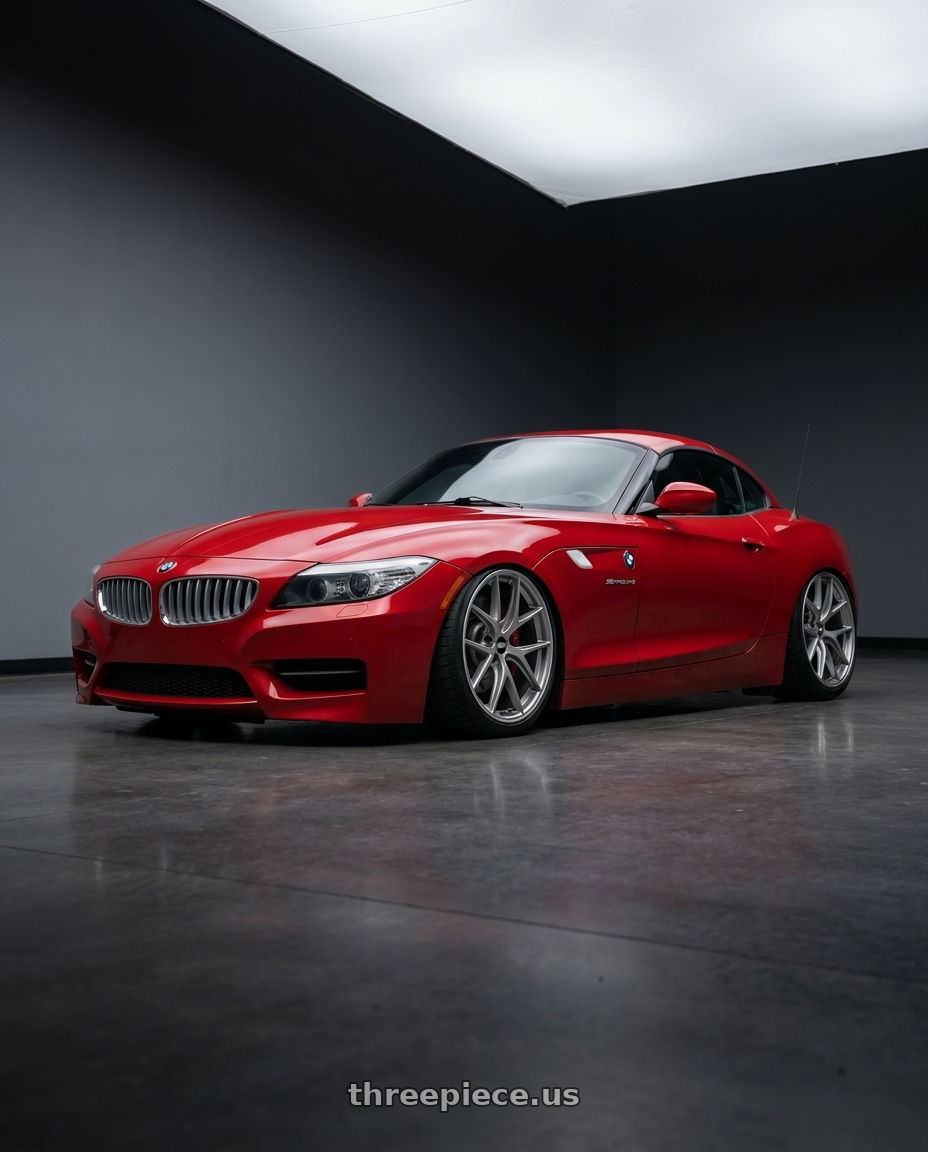 2011 bmw z4  with BBS CI-R 5x114.3 19x8.5 +43 Platinum Silver Polished Rim Protector wheels