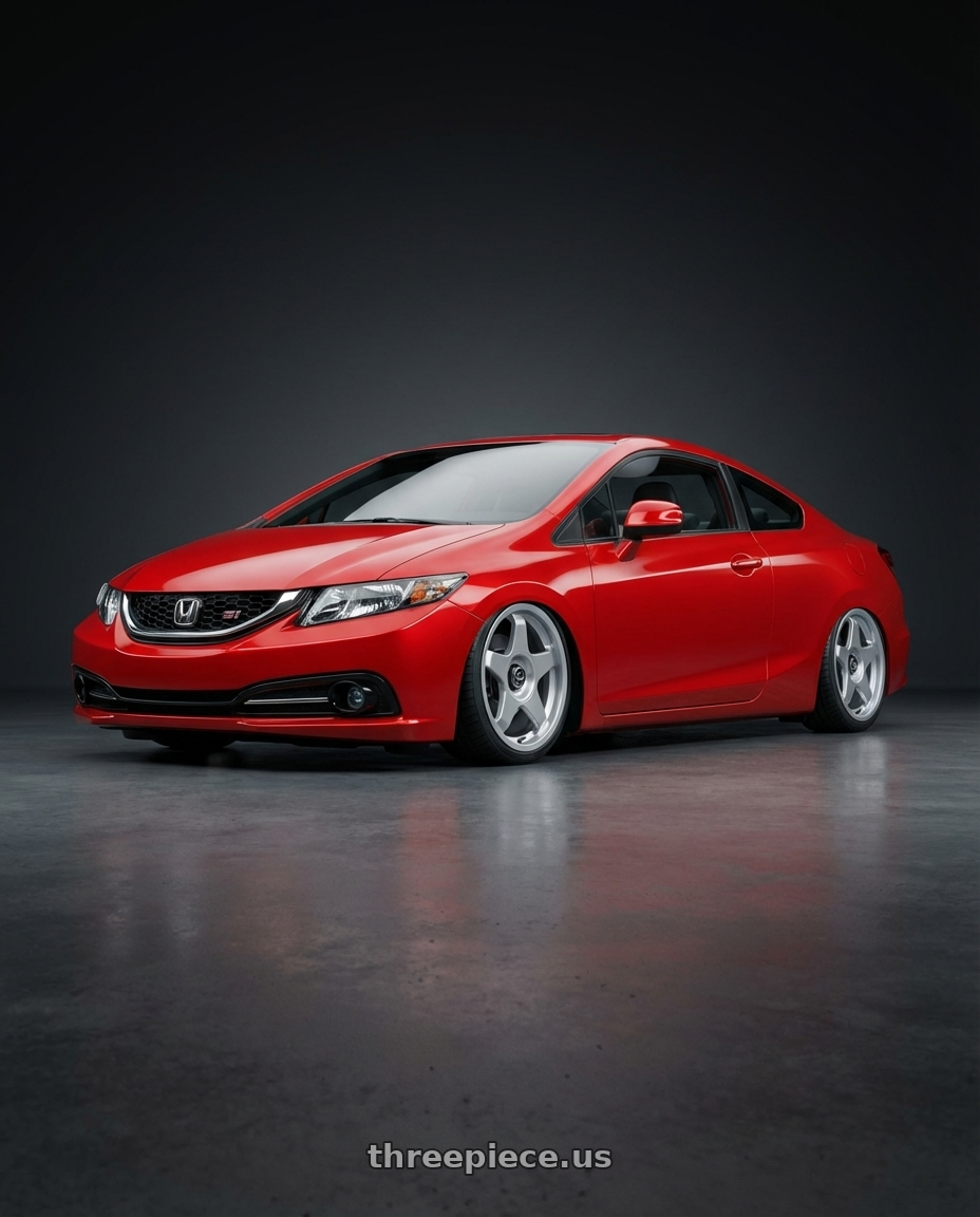 2015 Honda Civic Si with fifteen52 CHICANE 5x114.3 / 5x100 18x8.5 +35 SPEED SILVER (GLOSS SILVER) wheels