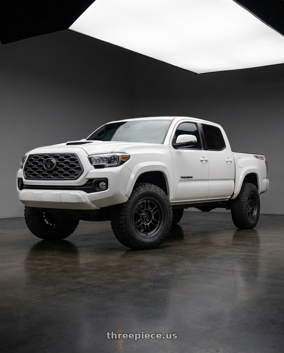2021 Toyota Tacoma with Enkei RPT1 6x139.7 18x9+0 Black wheels