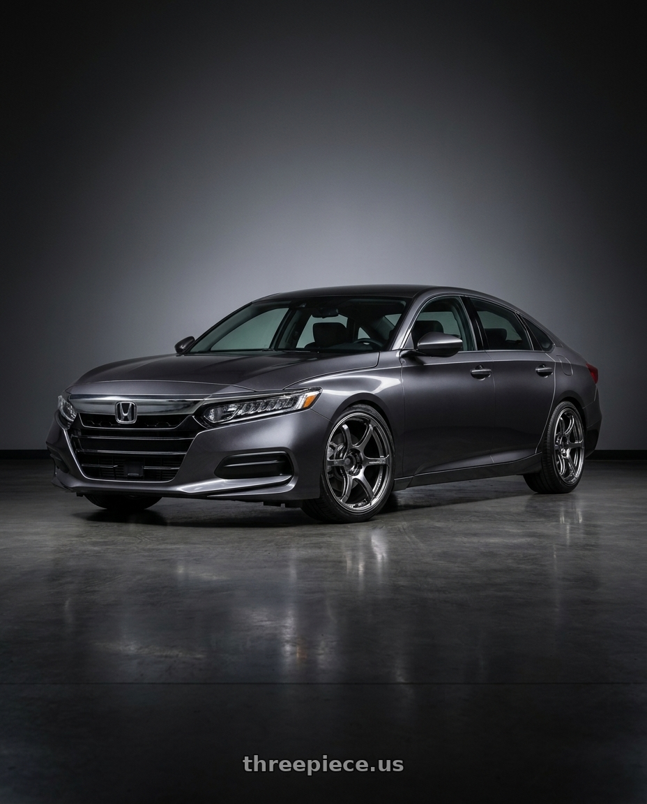 2019 honda accord lx with Advan Racing RG-4 5x114.3 18x9.0 +25 RACING HYPER BLACK & RING wheels