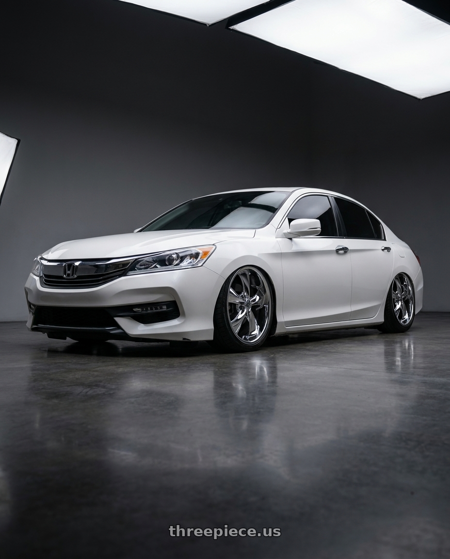 2016 honda accord exl v6 with Foose 1PC F105 LEGEND 5X114.3 18X9.5 +34 CHROME PLATED wheels