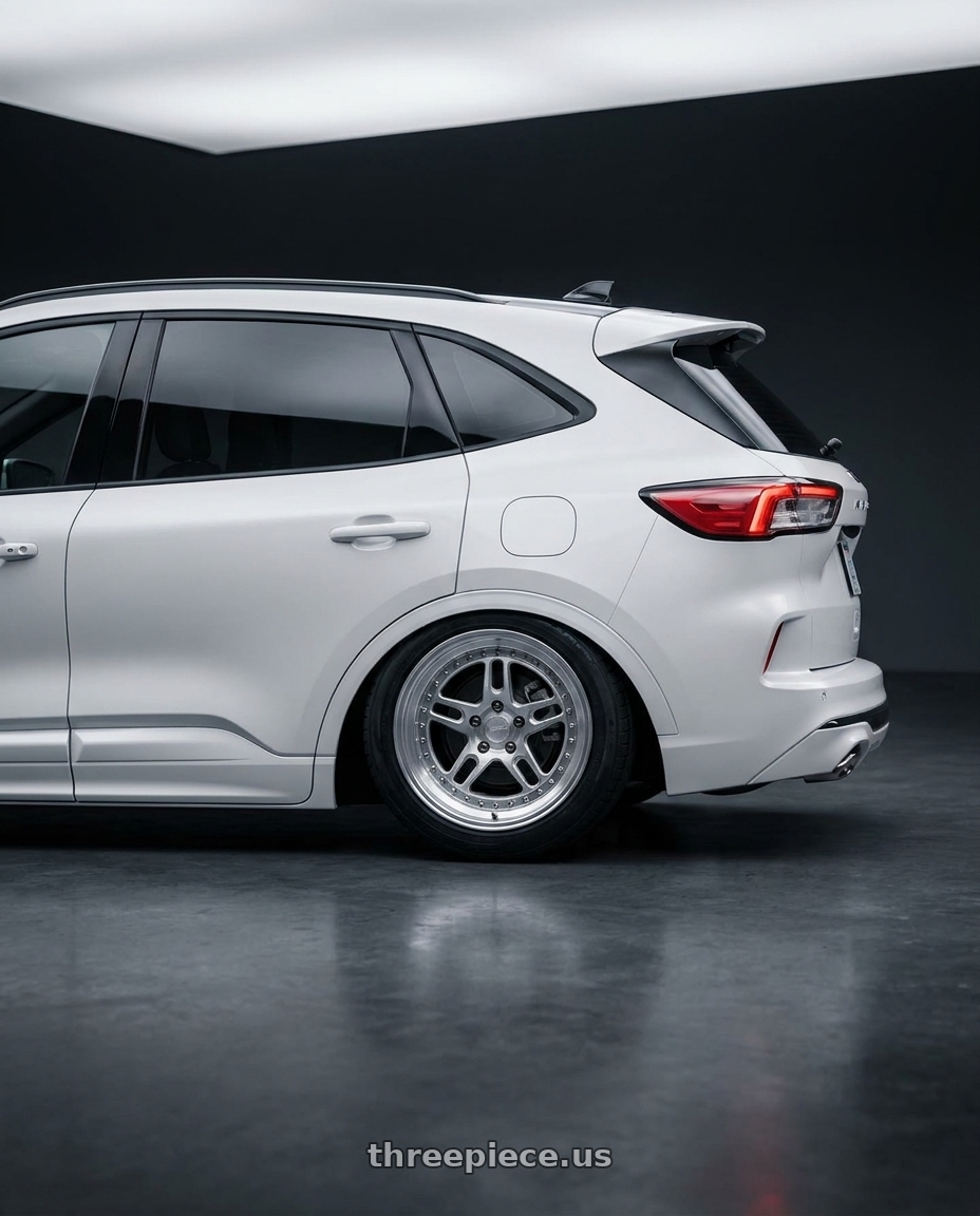2025 ford  kuga with Belak Industries Series 4 Wheel - Single Beadlock Billet Outer Lip 5x120 15x8 +13 wheels rear three quarter view square tires