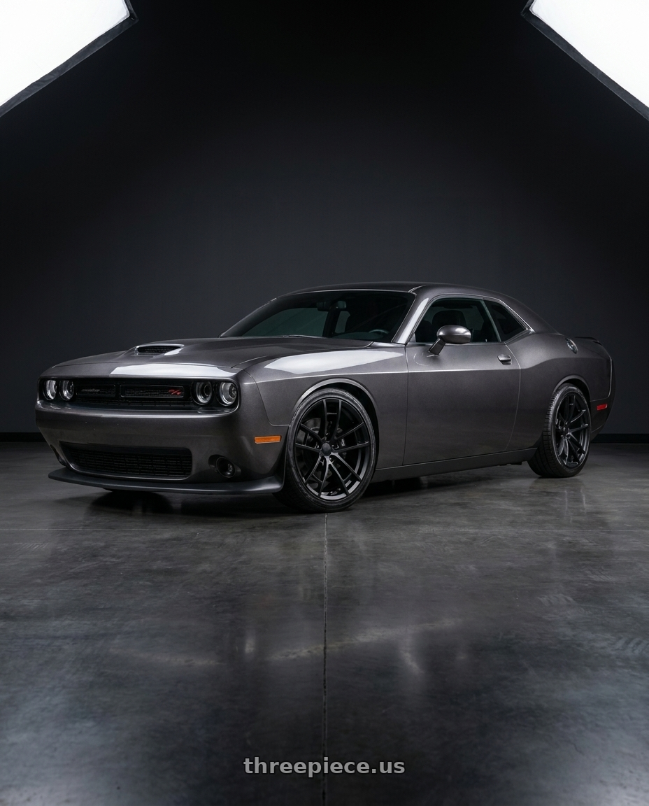 2021 Dodge Challenger SXT with MRR M392 5x115 20x9.5  +12 Matte Black fit Charger Challenger wheels