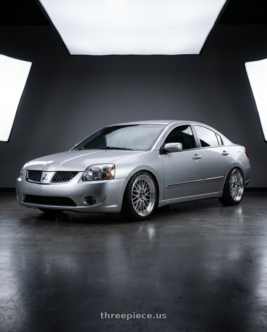 2006 mitsubishi galant grunder with BBS LM 5x114.3 19x9.0+38 Diamond Silver wheels