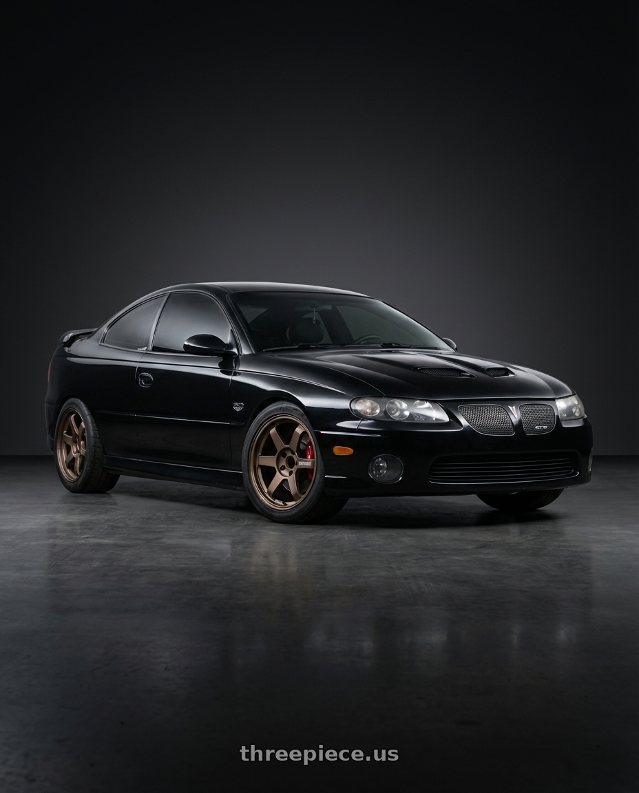 2005 Pontiac GTO with Volk Racing TE37 Ultra M-Spec 5x120 19x9.5+36 wheels
