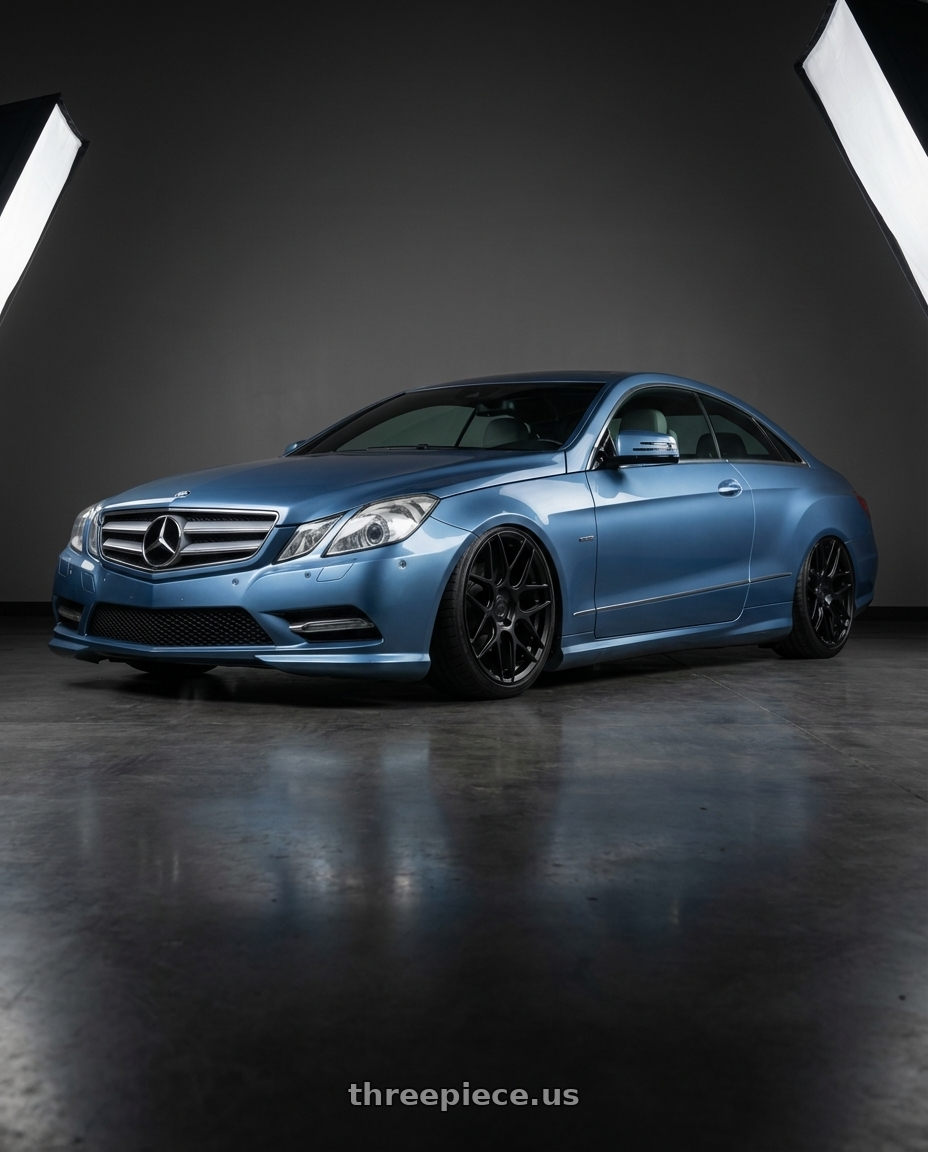 2014 Mercedes-Benz E-Class Coupe C207 with Aodhan AFF2 5x112 20x9+30 Matte Black wheels