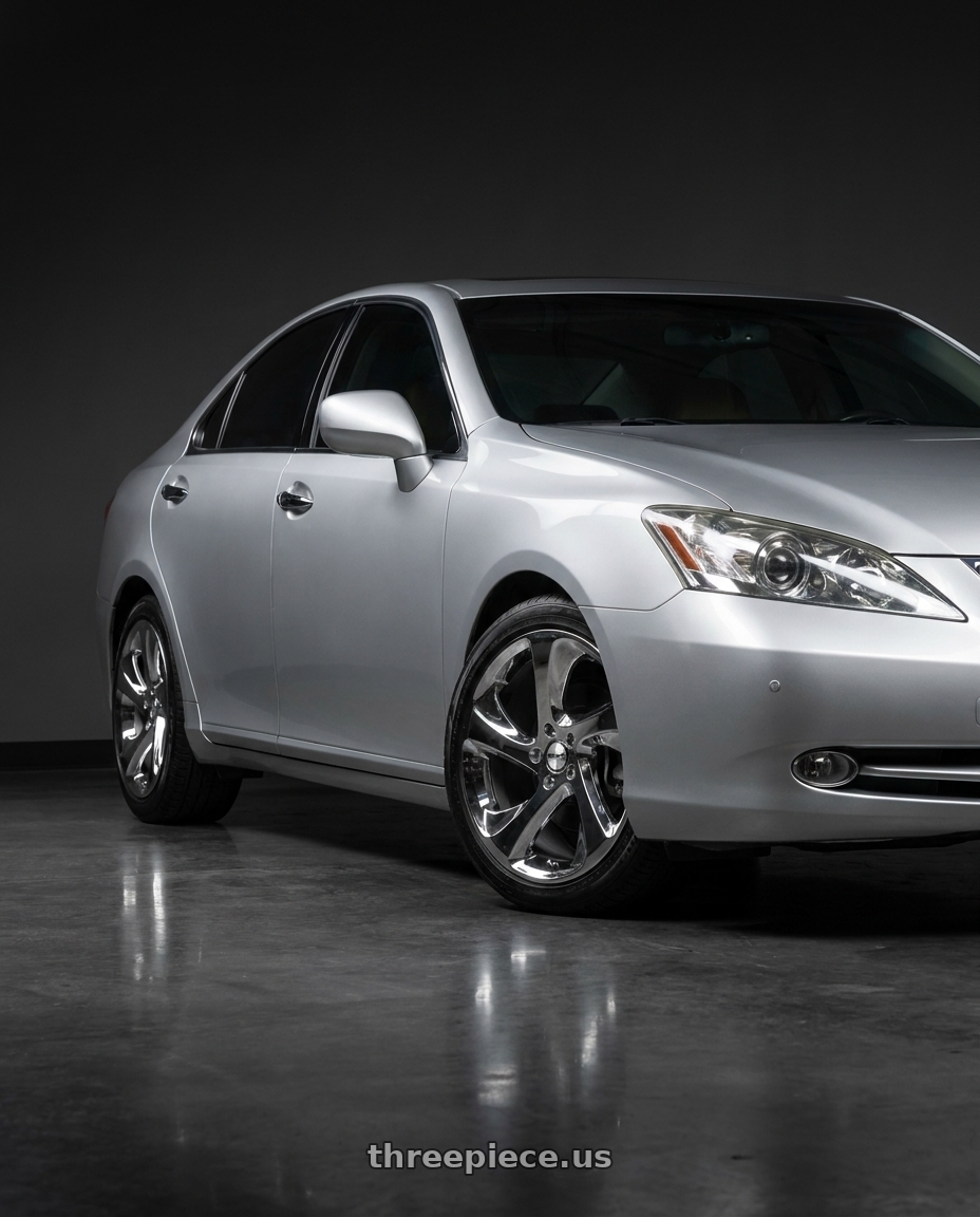 2007 Lexus Es 350 with Shift Strut 5x114.3 17x8 +35 Chrome wheels