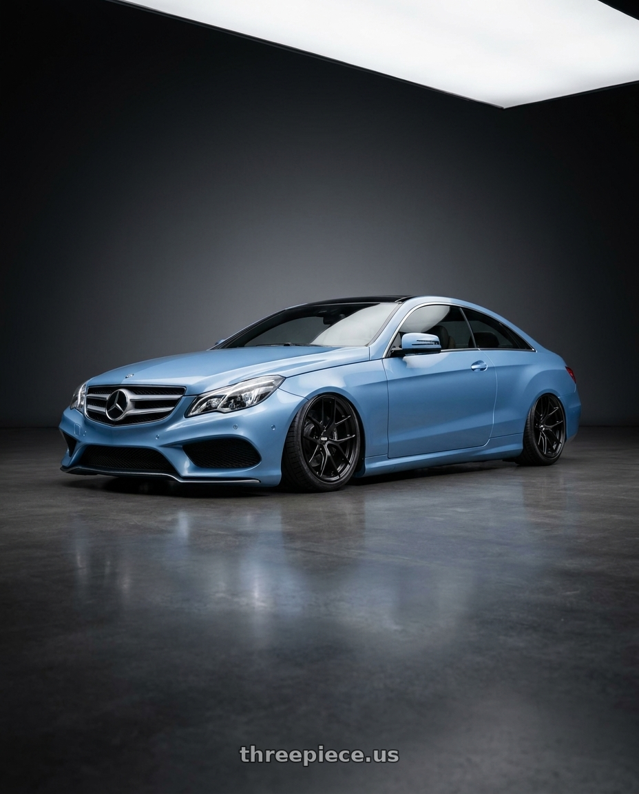 2014 Mercedes-Benz E-Class Coupe C207 with BBS FI-R Evo 5x112 19x9.5+15 Satin Black wheels