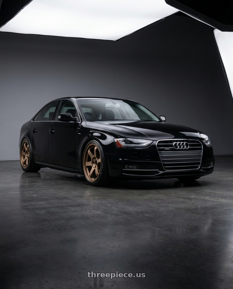2014 Audi a4 with Volk Racing TE37 Progressive Model 6x139.7 18x9+0 Large PCD wheels