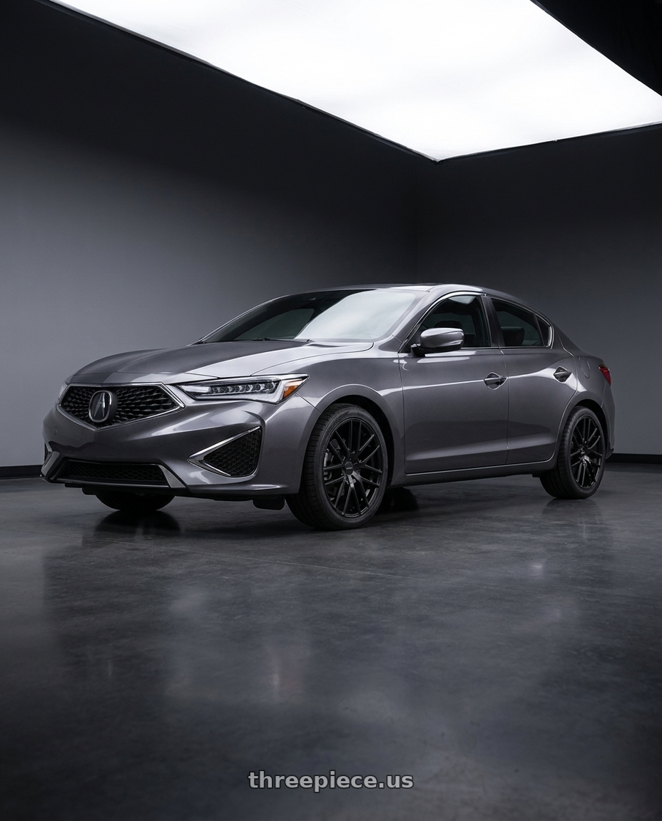 2022 Acura ILX with TOUREN TR60 3260 5x105/5x114.3 17x7.5 +42 MATTE BLACK wheels