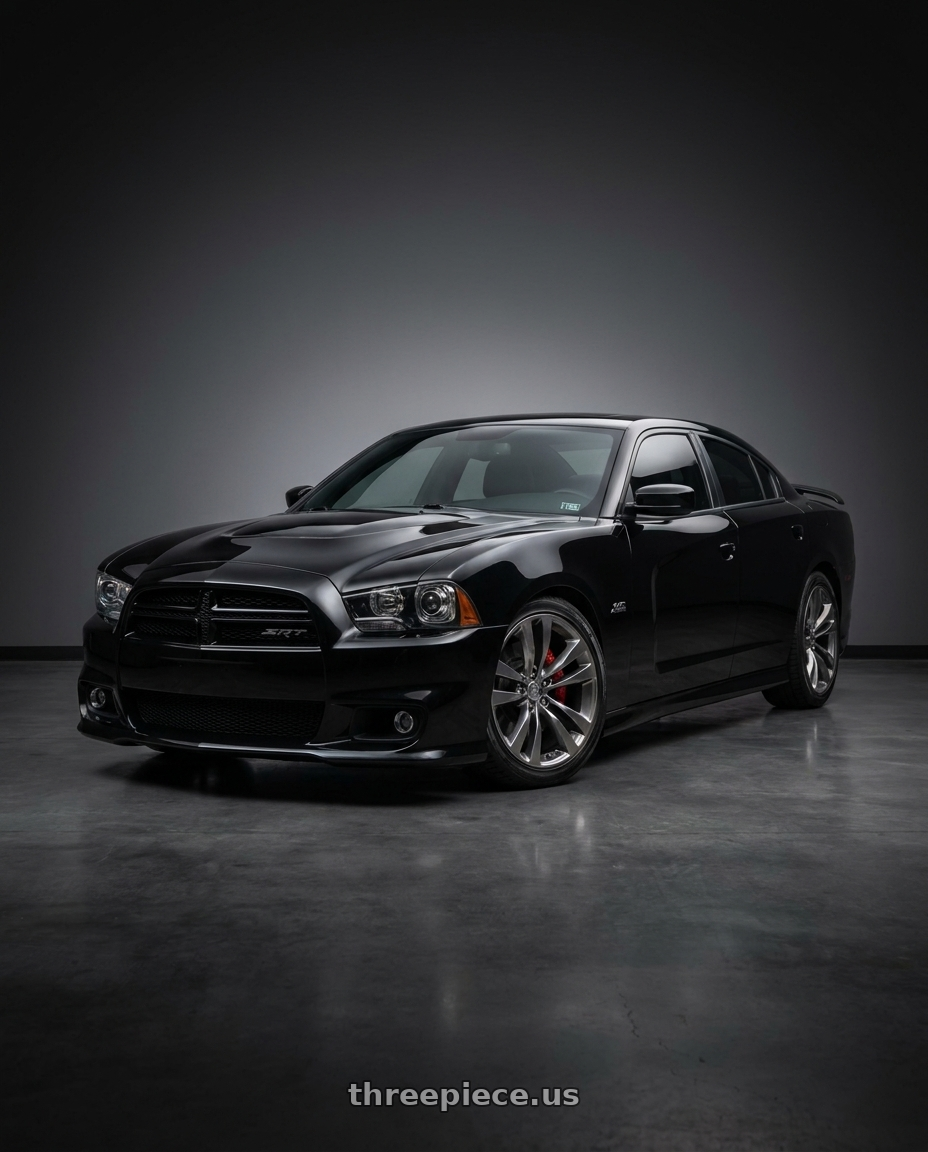 2013 Dodge charger SRT8 with OE Wheels DG15 5x115 20x9+18 Hyper wheels