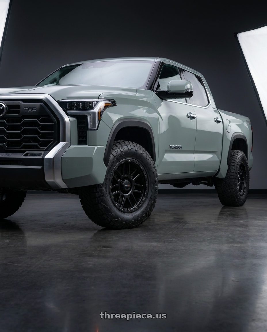 2024 Toyota Tundra with Vision Off-Road 111 Nemesis 6x139.7 20x9+12 Matte Black wheels