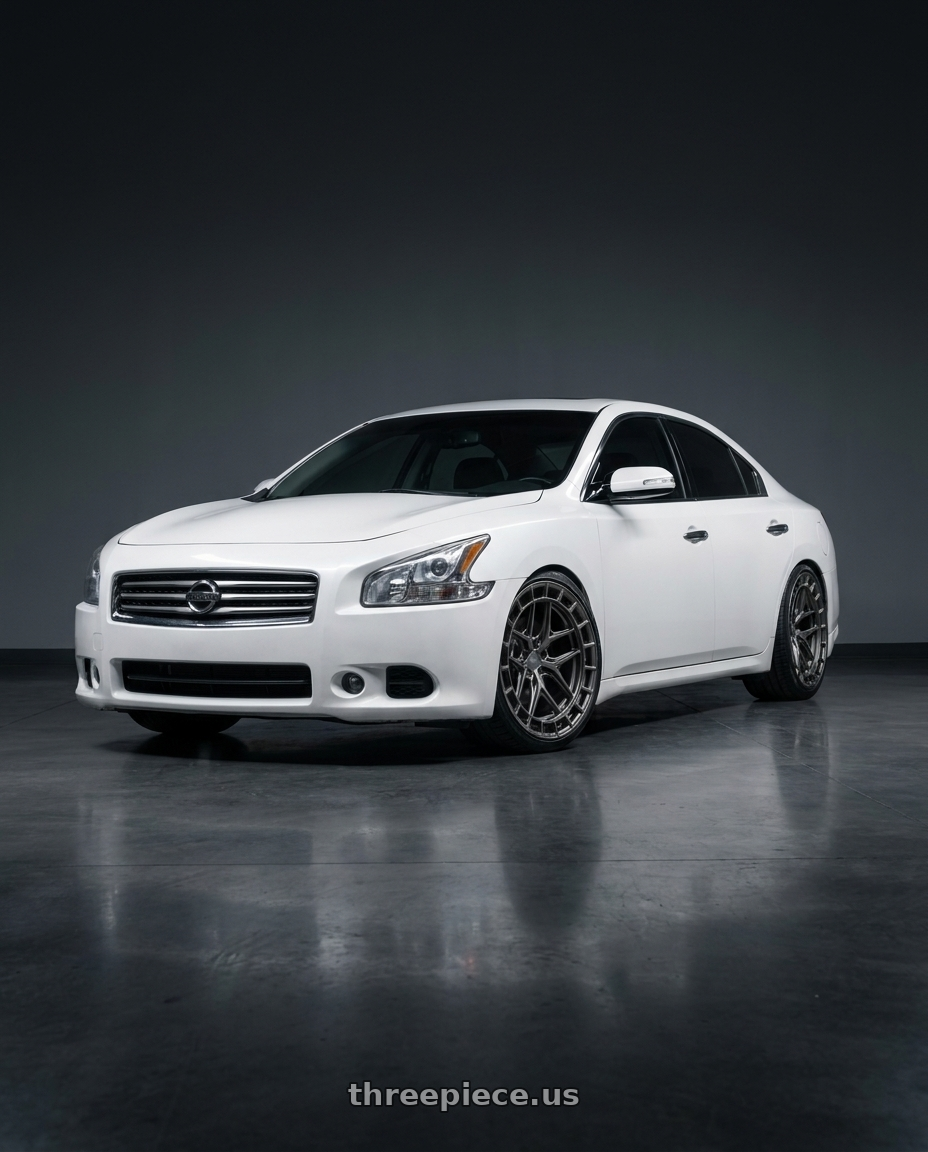 2009 Nissan maxima with VOSSEN HFX-1 6X139.7 20x10 -18 MATTE GUNMETAL wheels