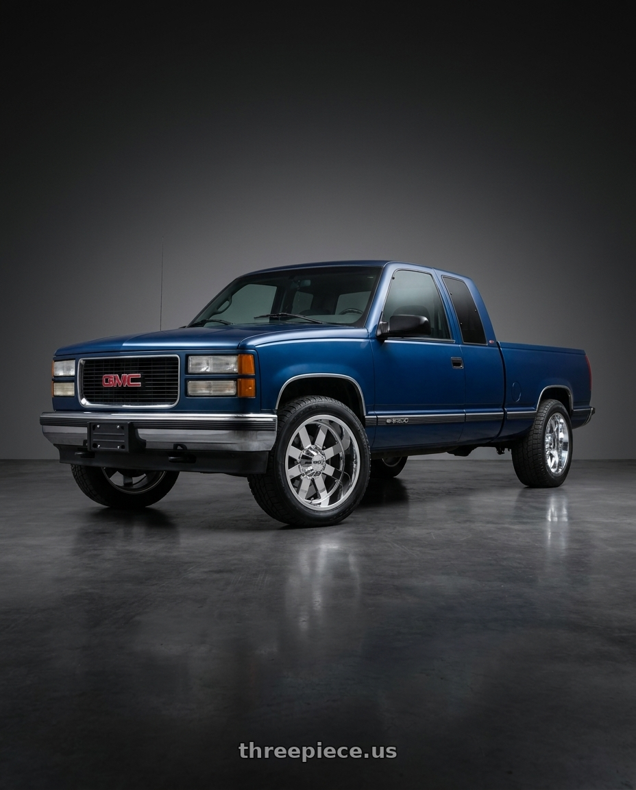 1998 gmc c1500 with Moto Metal MO962 8X165.1 18X9 +0 CHROME wheels
