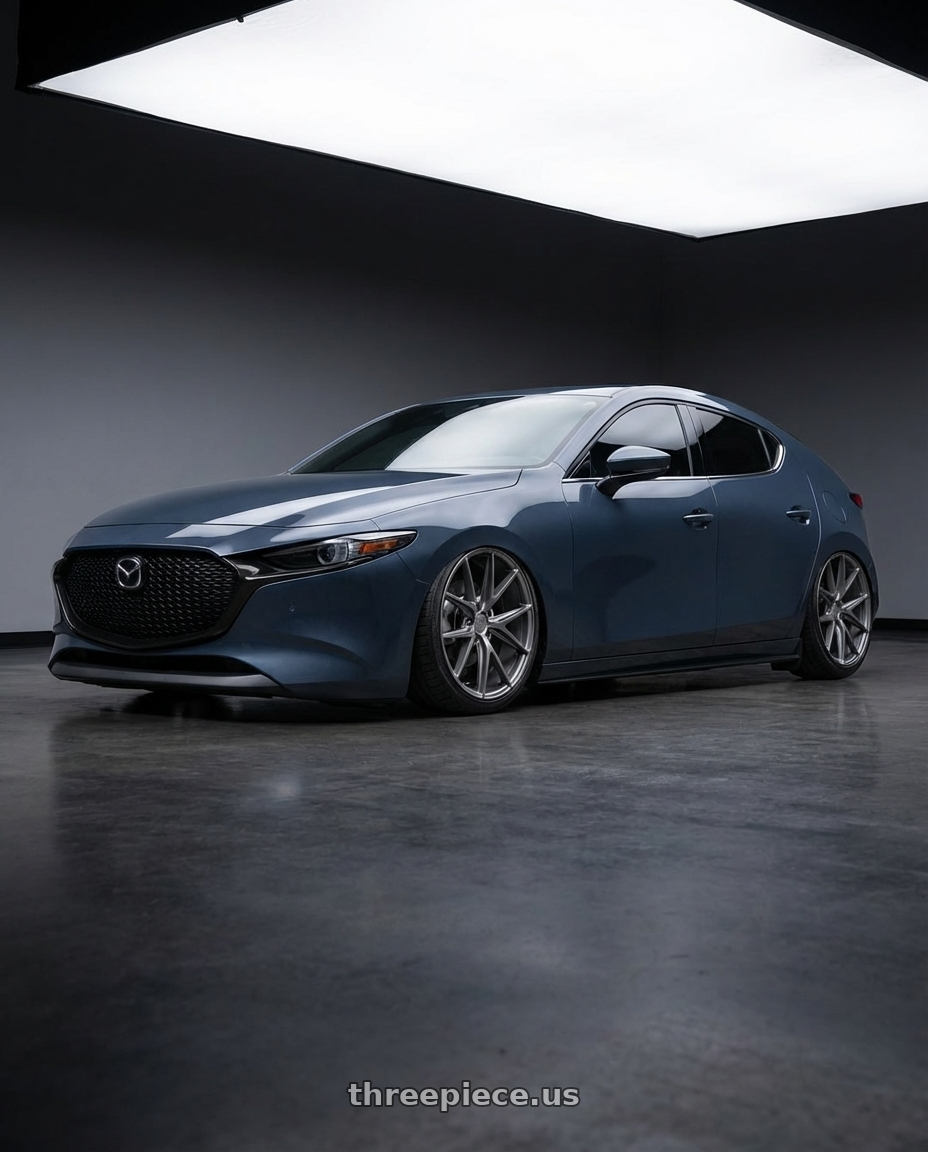 2023 Mazda Mazda3 Turbo with Niche 1PC M116 MISANO 5X114.3 18X8 +40 MATTE GUN METAL wheels