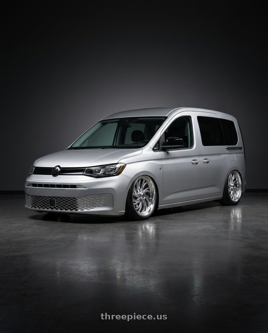 2025 Volkswagen caddy with Fuel UTV D203 KOMPRESSOR 4X137 20X7 +13 HIGH LUSTER POLISHED wheels