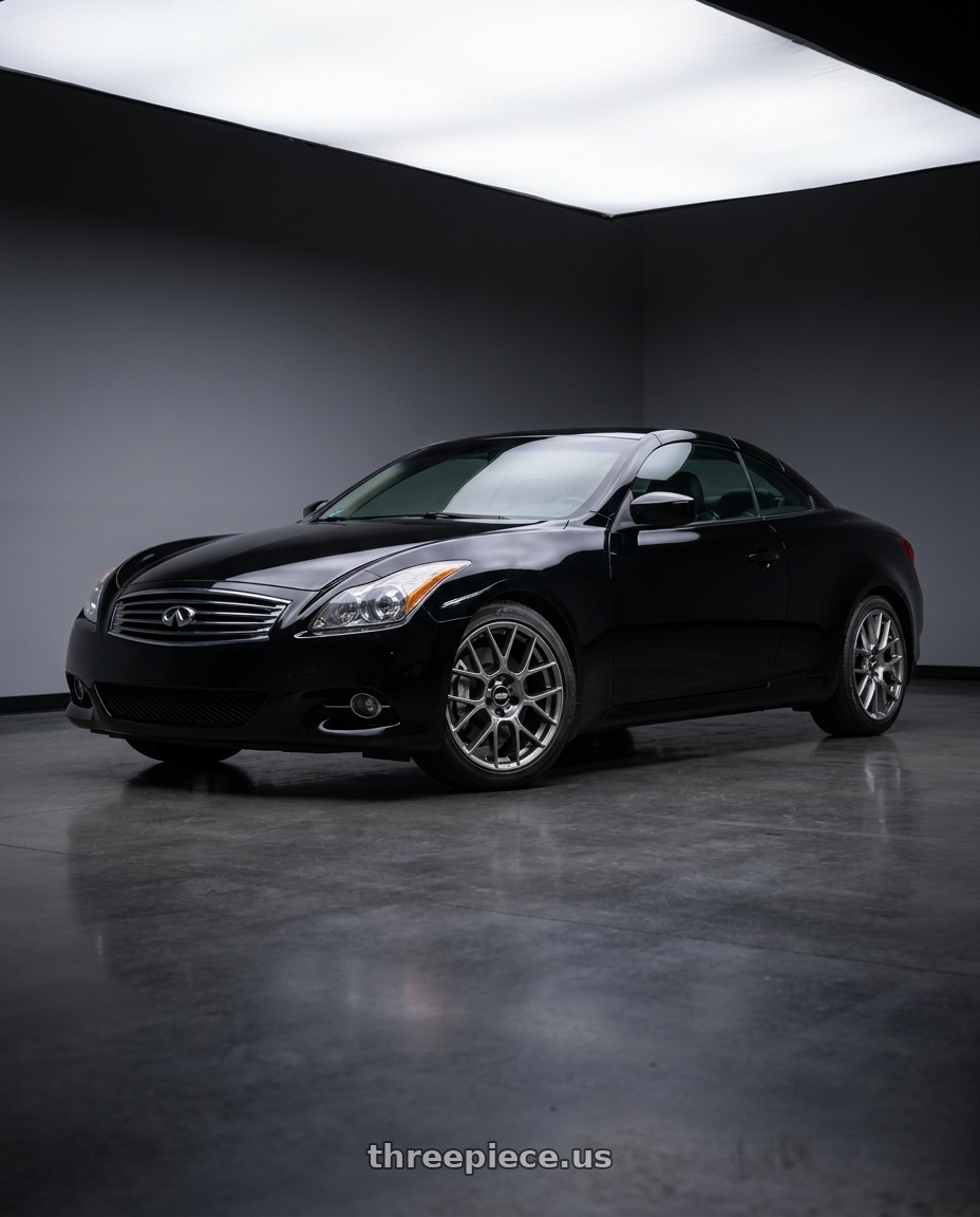 2012 infiniti g37s conv with BBS XR 5x114.3 19x8.5+40 Gloss Platinum wheels