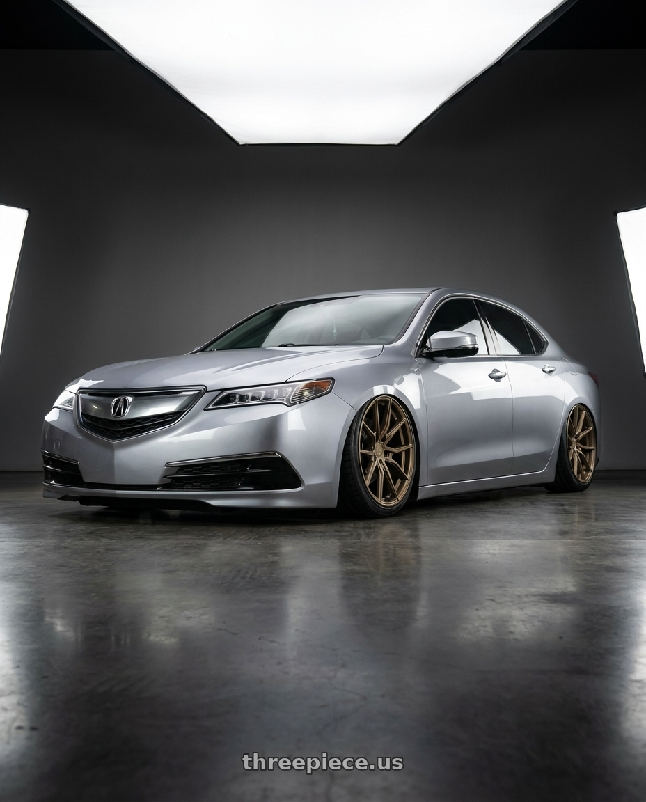 2019 Acura TLX with Aodhan AFF1 5x114.3 20x9+32 Matte Bronze wheels