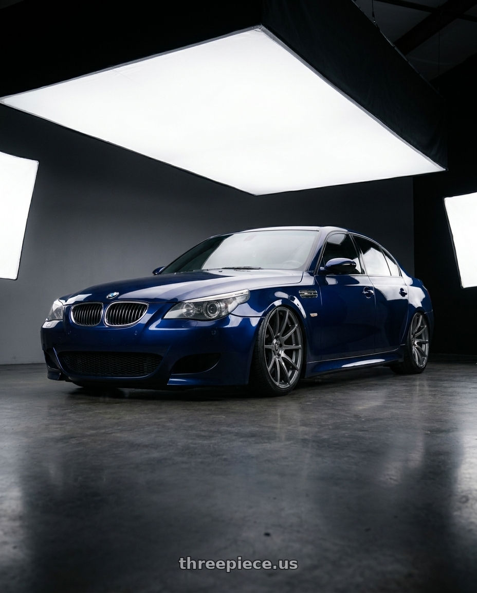 2010 BMW M5 E60 with Forgestar CF10 5x120 20x9 +38 Gloss Anthracite wheels
