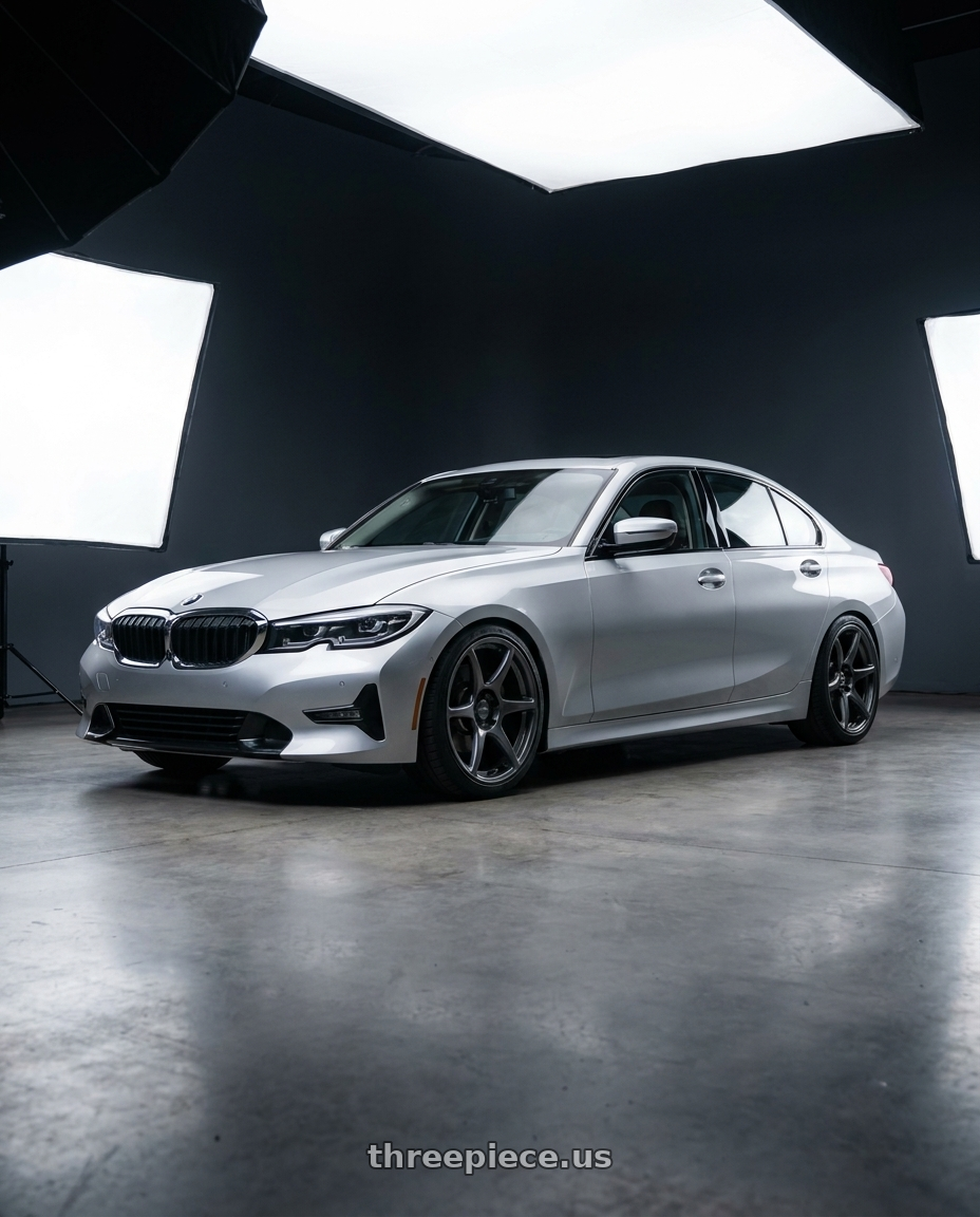 2023 BMW 3 Series G20 with Kansei K11G Tandem 5X112 19x9.5 22 Gunmetal wheels