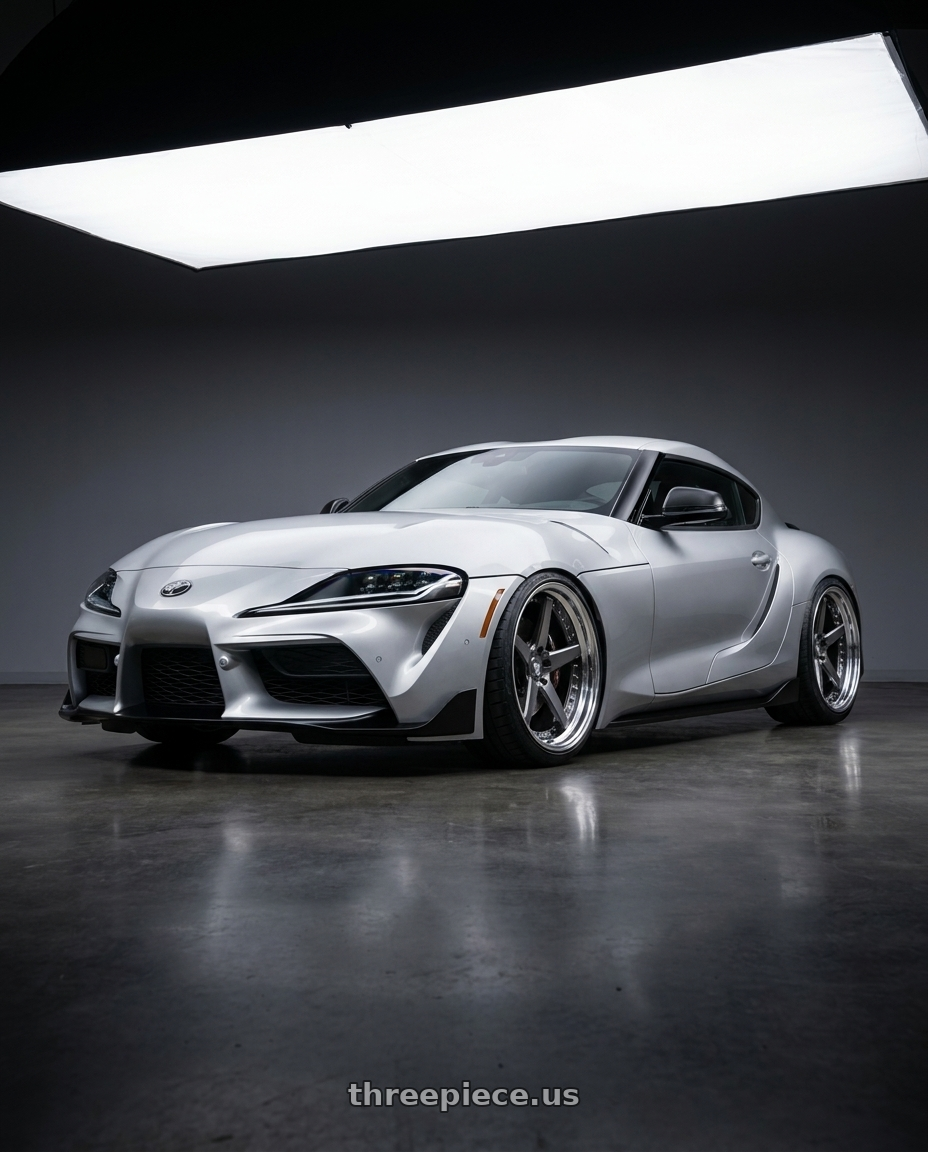 2020 gr supra premium  with Work Zeast Black Label Bst1 5x112 20x11+12 R Disk Brilliant Silver Black wheels