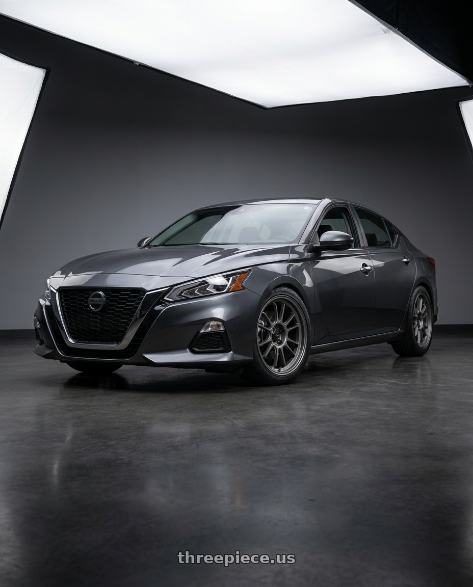 2021 Nissan Altima SV with Konig Hypergram 5x114.3 18x9.5+35 Matte Grey wheels
