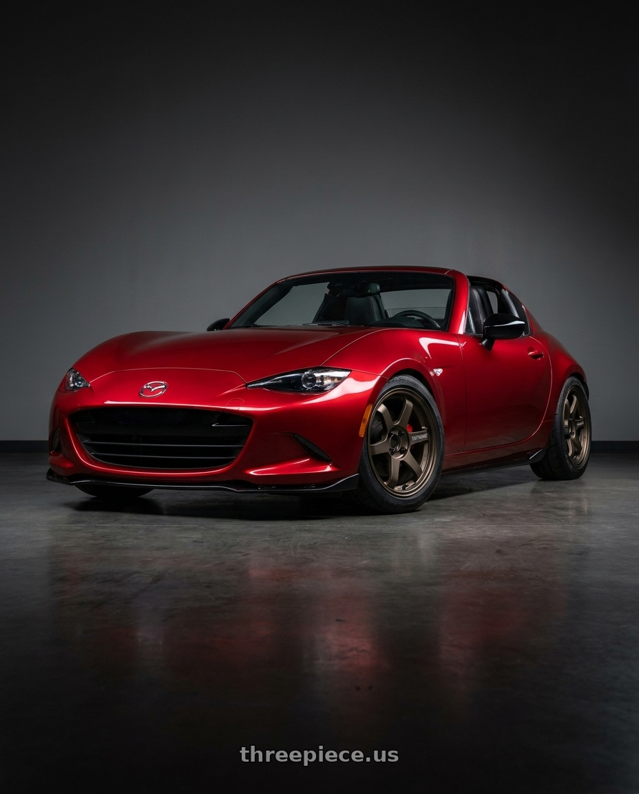2025 Mazda MX5 RF with Volk Racing TE37 SONIC 4x100 15x7+25 wheels
