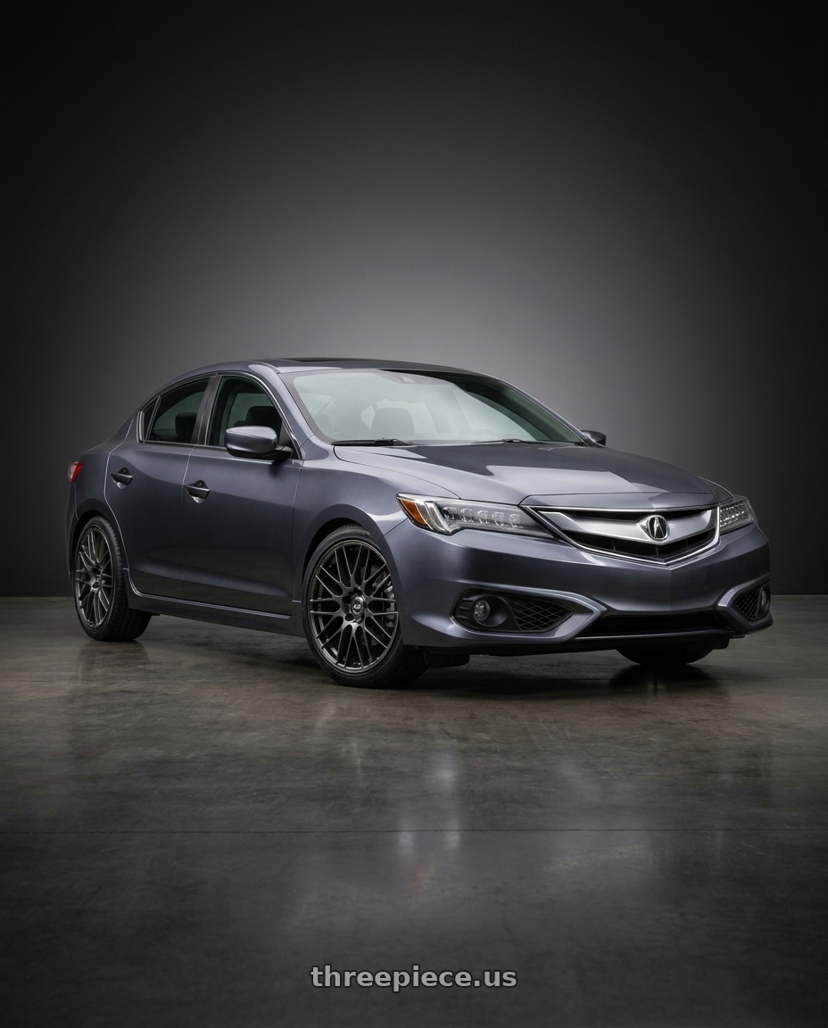 2018 Acura ILX with Enkei EKM3 5x114.3 18x7.5+45 Gunmetal wheels