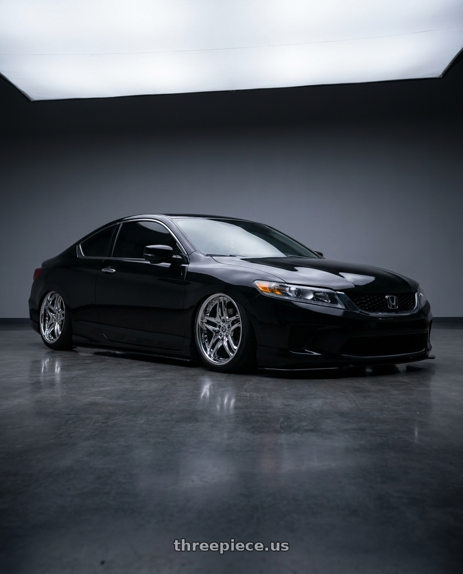 2015 accord coupe lxs with HERITAGE WHEEL EBISU MONOC 5x114.3 19x9.5 +38 CHROME wheels