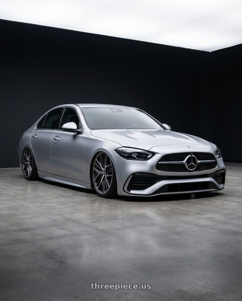 2022 Mercedes-Benz C-Class W206 with BBS CC-R 5x112 19x9.0+42 Graphite w/ Diamond Cut Face wheels
