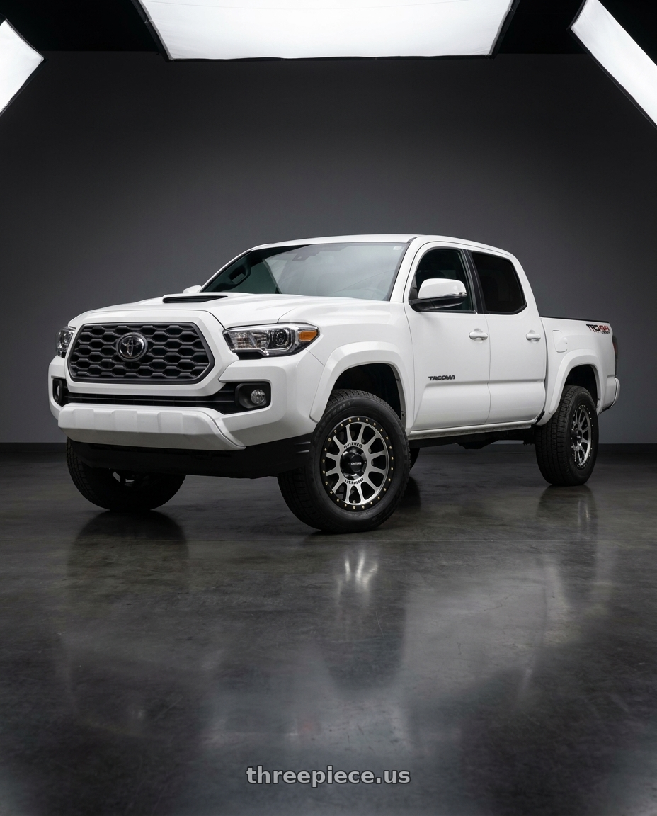2021 Toyota Tacoma TRD Sport with Method Race Wheels 305MB NV 6x139.7 17x8.5 +0 MACHINED - MATTE BLACK LIP wheels