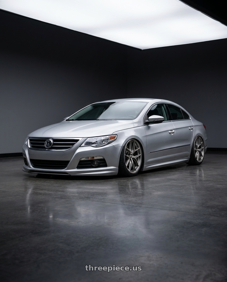 2015 Volkswagen CC with BBS CC-R 5x112 19x8.5+44 Satin Platinum wheels