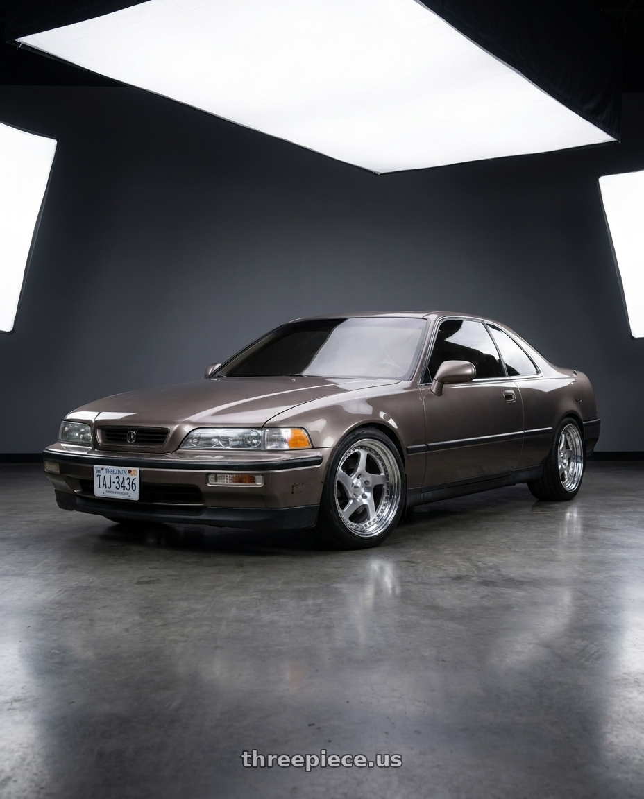 1991 Acura legend  with CCW LM5T 5x114.3 16x8.5 +40 Polished wheels