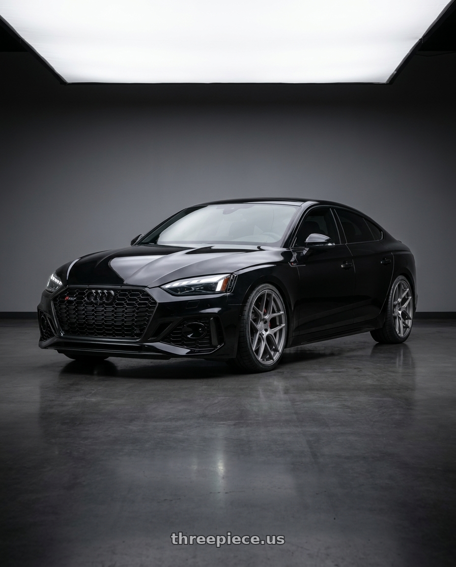 2022 Audi RS5 with Aodhan AFF2 5x112 20x9+30 Matte Gray wheels