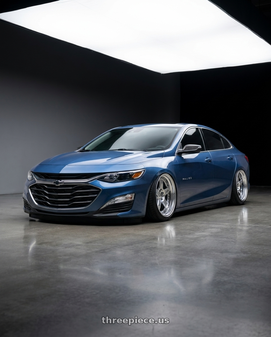 2019 Chevy Malibu with SSR Professor SP1 5x115 18X8.5+35 MD Disk Silver wheels