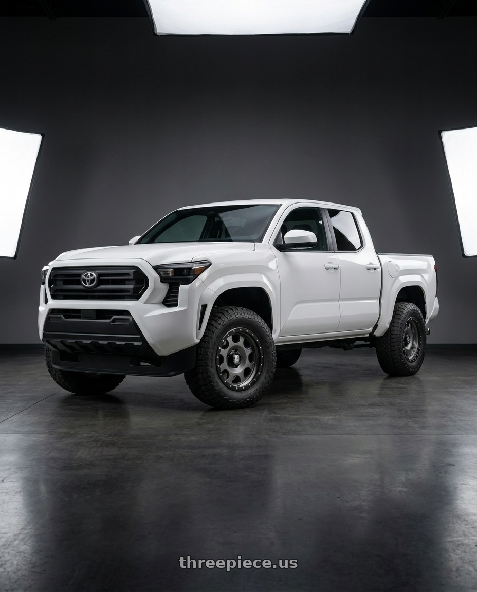 2024 Toyota Tacoma 4Th Gen Sr Rwd with XD XD126 ENDURO PRO 8X165.1 20X10 -24 MATTE GRAY W BLACK REINFORCING RING wheels