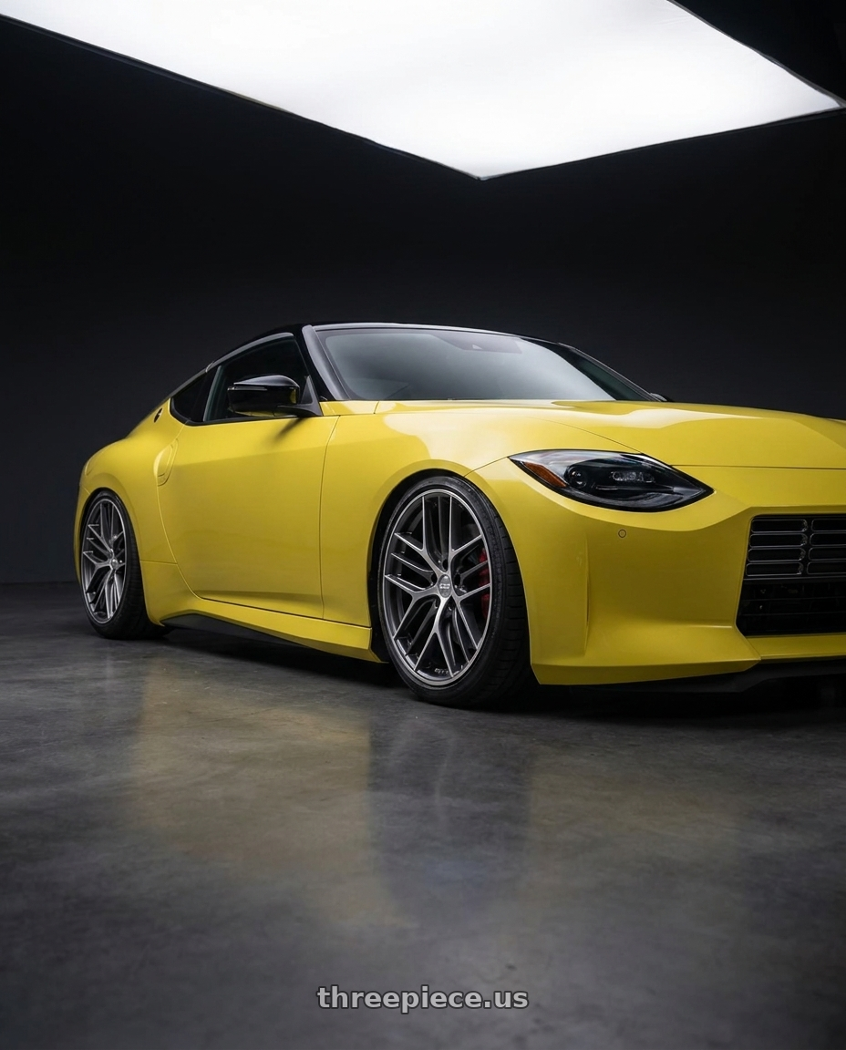 2024 Nissan Z with BBS CC-R 5x114.3 19x8.5+30 Graphite w/ Diamond Cut Face wheels