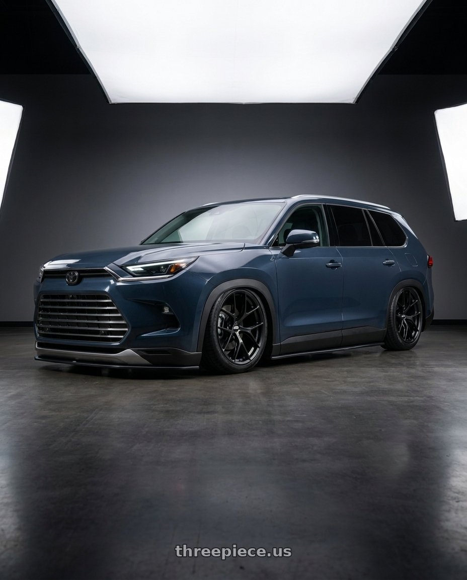 2026 Toyota grand highlander with BBS FI-R Evo 5x112 19x9.5+15 Satin Black wheels