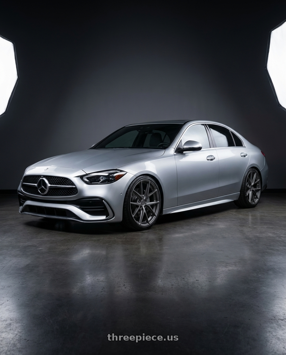 2022 Mercedes-Benz C-Class W206 with Niche 1PC M116 MISANO 5X112 19X9.5 +38 MATTE GUN METAL wheels