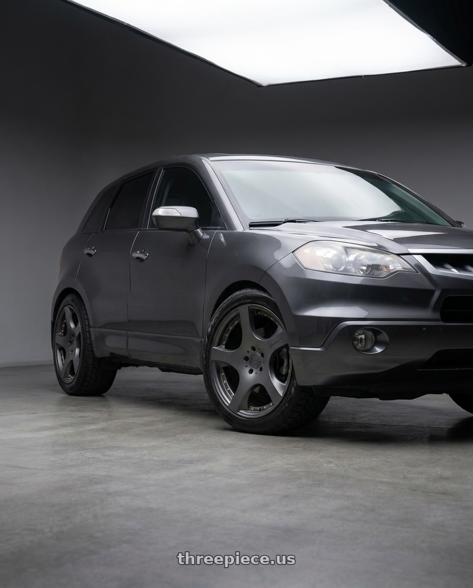 2008 Acura RDX with MRR VP3 5x114.3 20x9  +20 Matte Gun Metal Graphite wheels