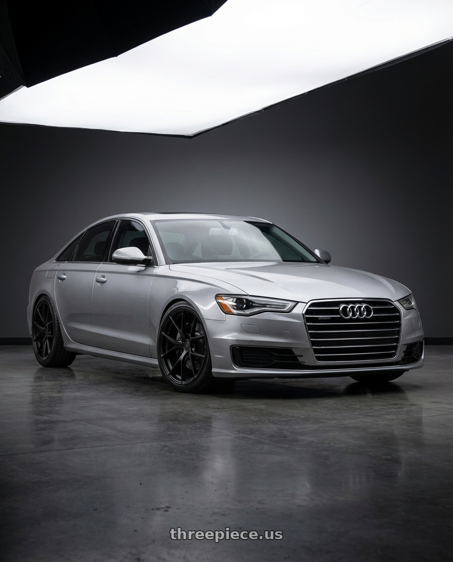 2016 Audi a6  with Aodhan AFF7 5x112 20x9+30 Matte Black wheels