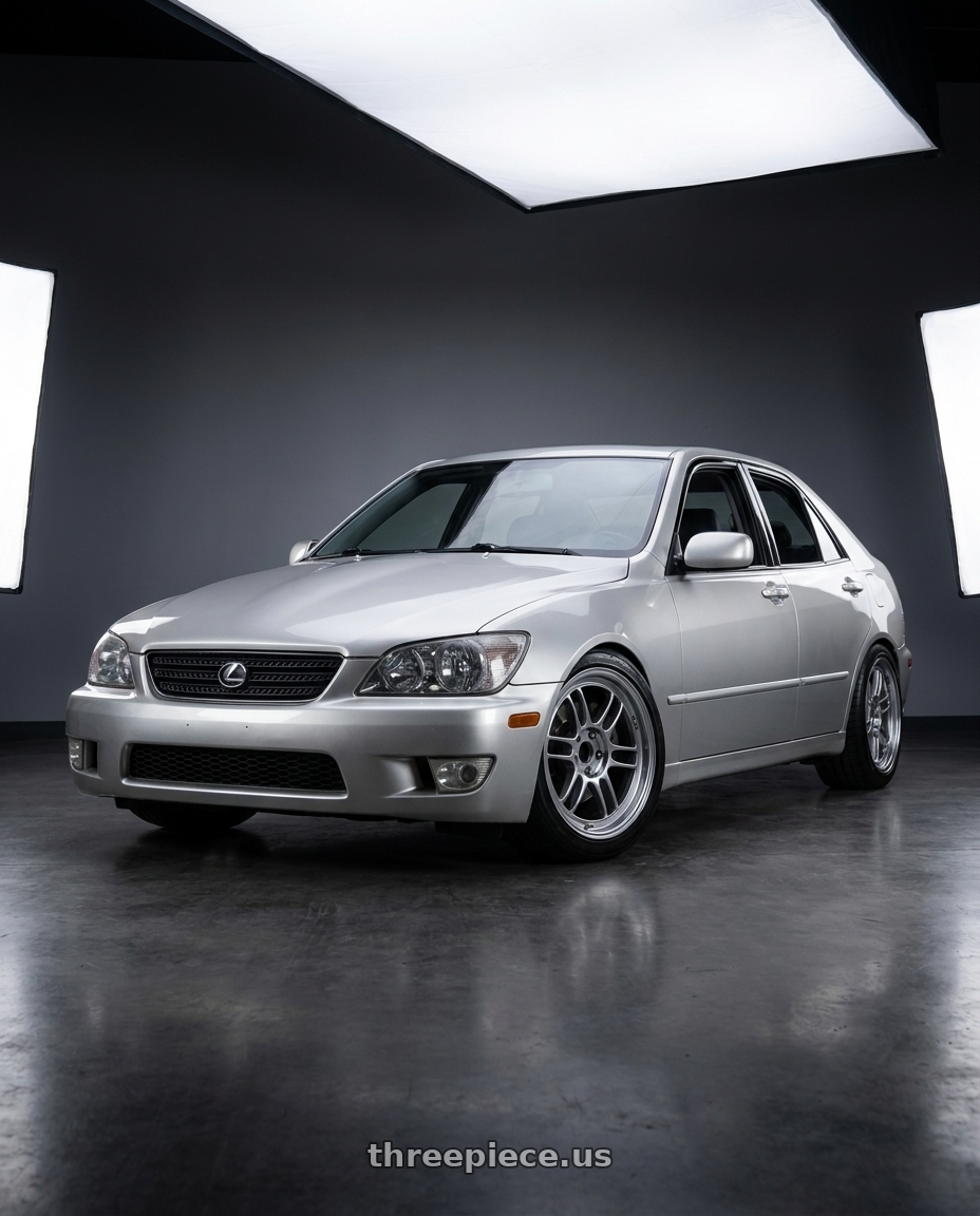 2001 Lexus IS300 with Enkei RPF1 5x114.3 17x9+45 SBC wheels