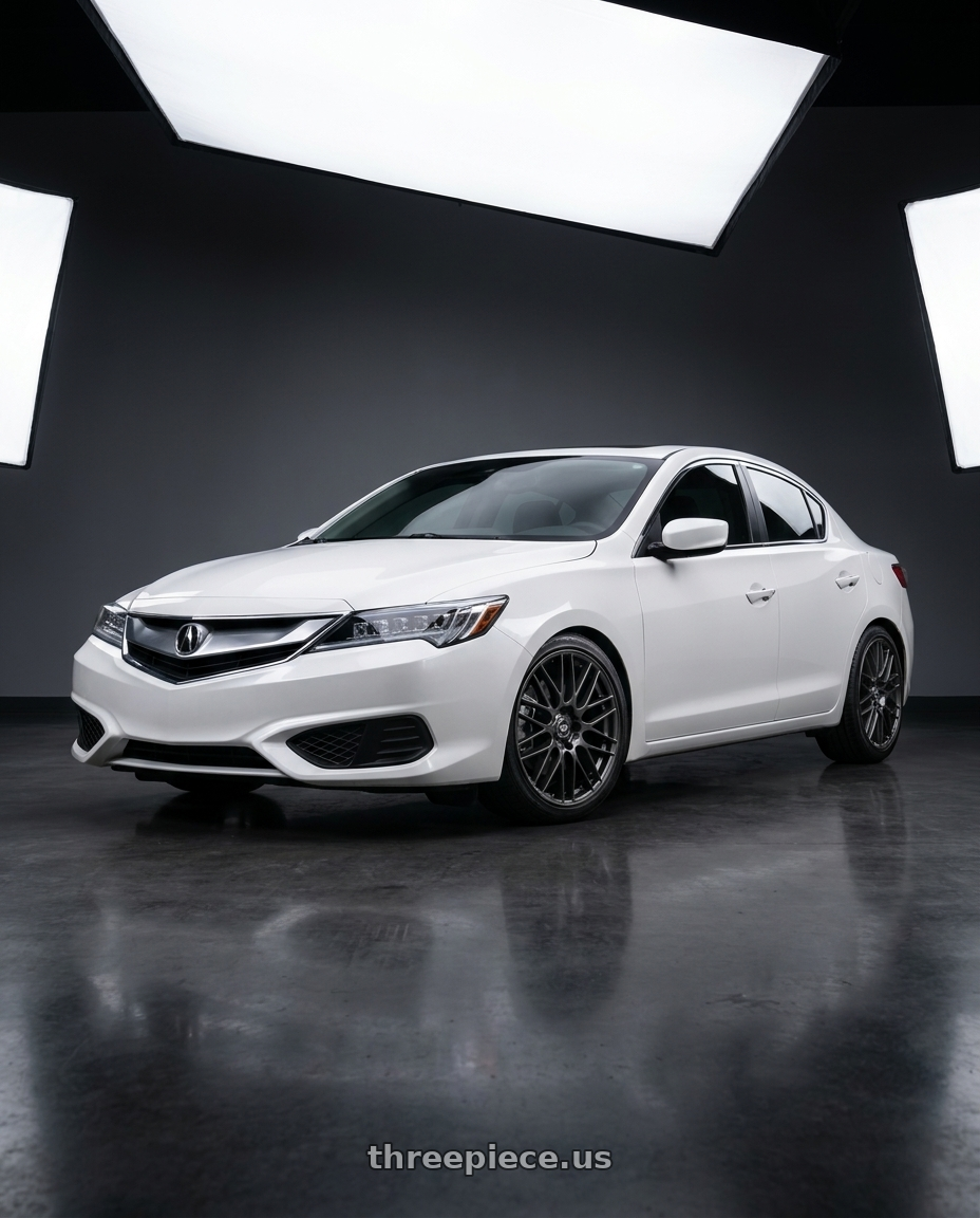 2018 Acura ILX with Enkei EKM3 5x114.3 18x7.5+45 Gunmetal wheels