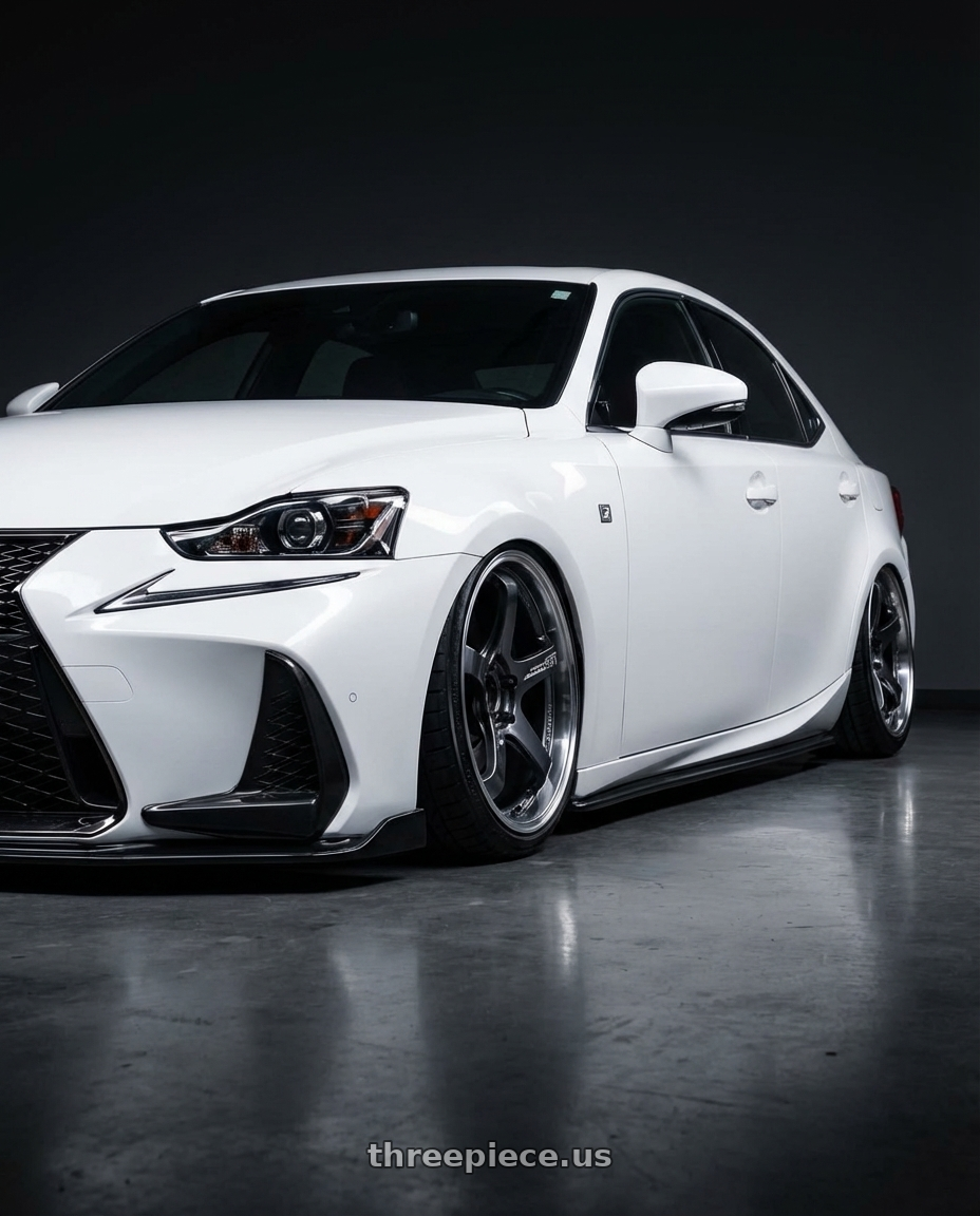 2018 Lexus IS 350 F Sport with Advan Racing GT BEYOND 5x114.3 19x10.0 +35 RACING TITANIUM BLACK wheels