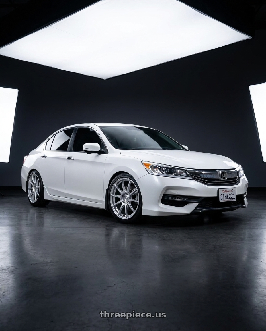 2017 honda accord special edition with Maxxim 10S Winner 5X110/5X115 17x7 +40 Full Silver wheels