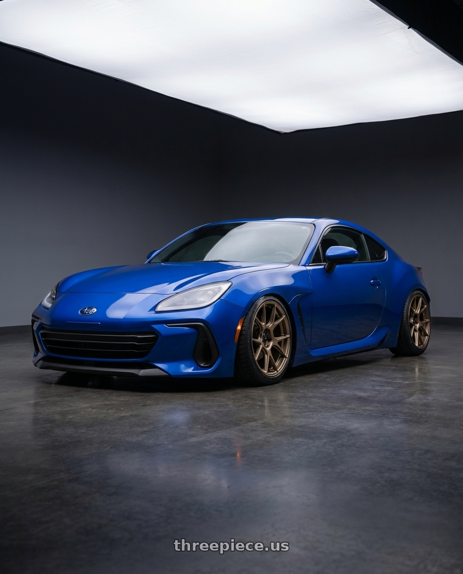 2024 Subaru BRZ with Konig Ampliform 5x114.3 18x8.5+35 Gloss Bronze wheels