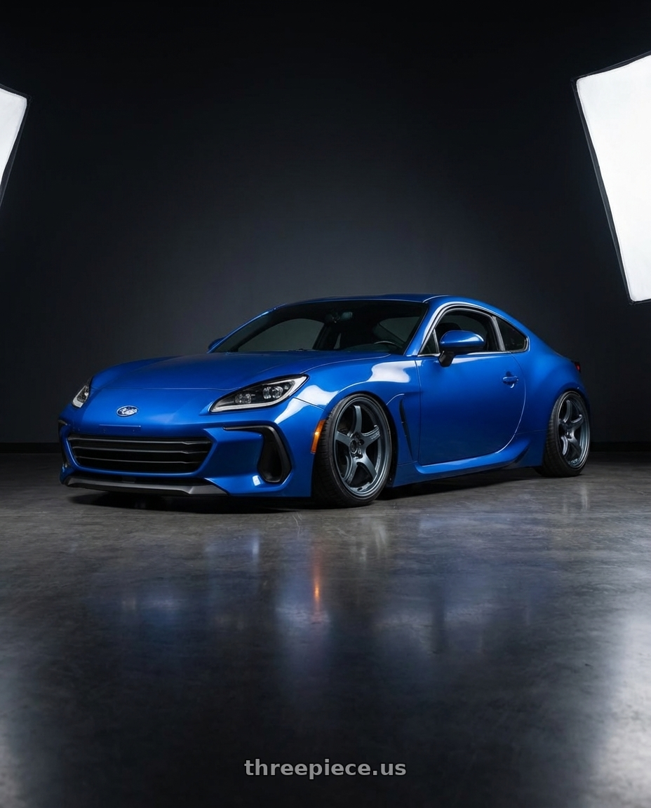 2024 Subaru BRZ with Gram Lights 57CR 5x114.3 18x9.5+12 Gunblue II wheels