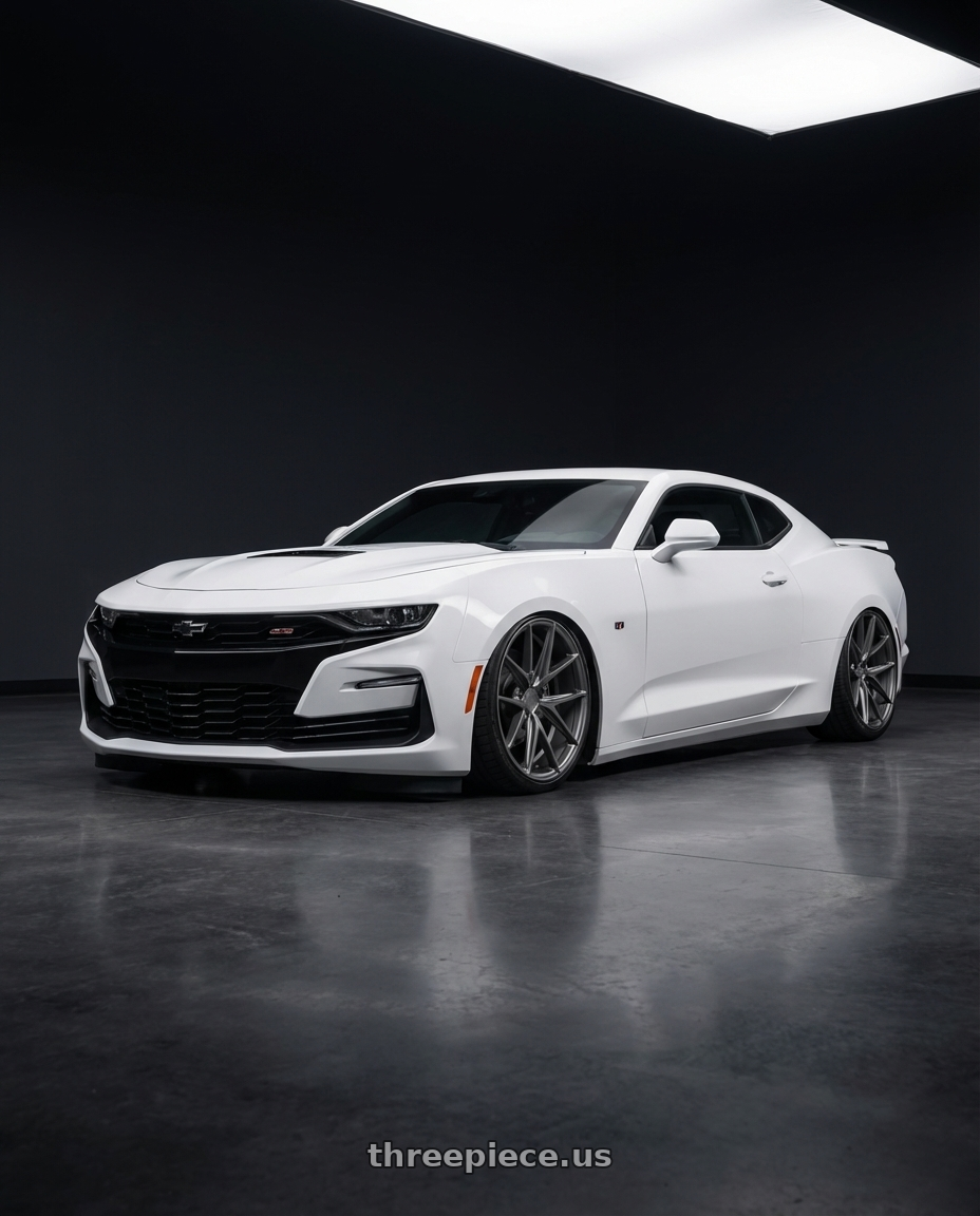 2022 Chevrolet Camaro with Niche 1PC M116 MISANO 5X120 20X10.5 +35 MATTE GUN METAL wheels