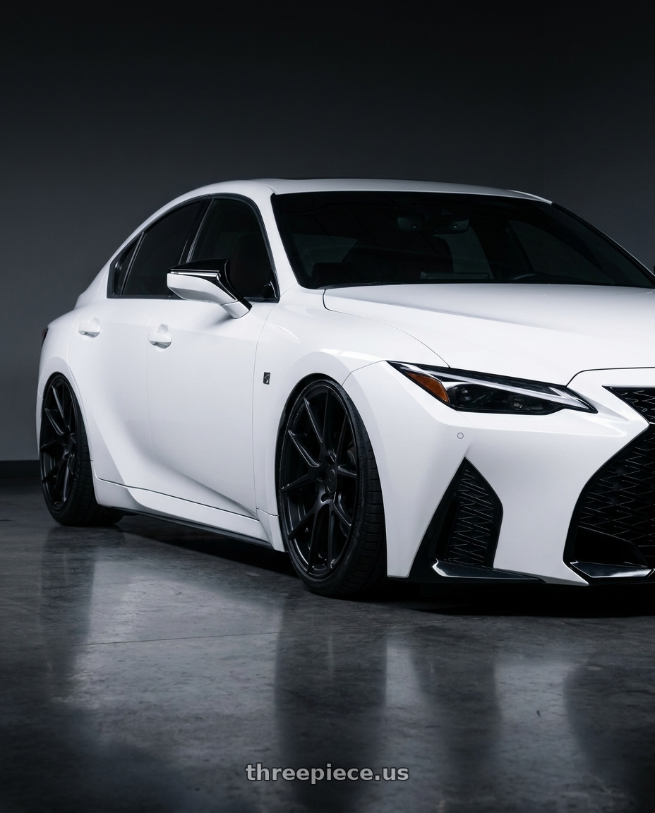 2024 Lexus IS 350 with Avant Garde Wheels M510 5X114.3 19x9.5 +40 Matte Black wheels