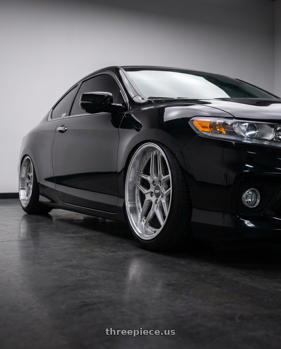 2015 Honda accord coupe  with ESR Wheels CS SERIES CS15 5x114.3 19x9.5 +22 Hyper Silver wheels